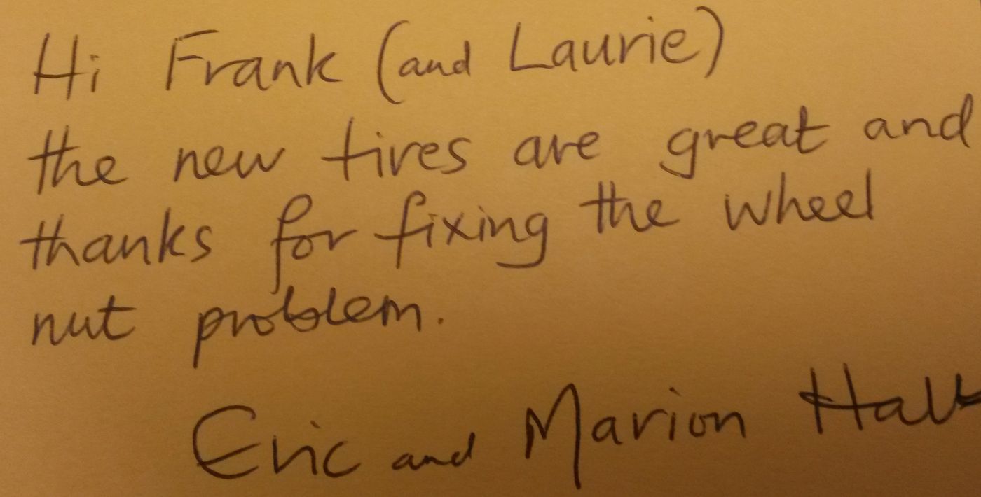 Customer testimonial for Lakeside Autocare